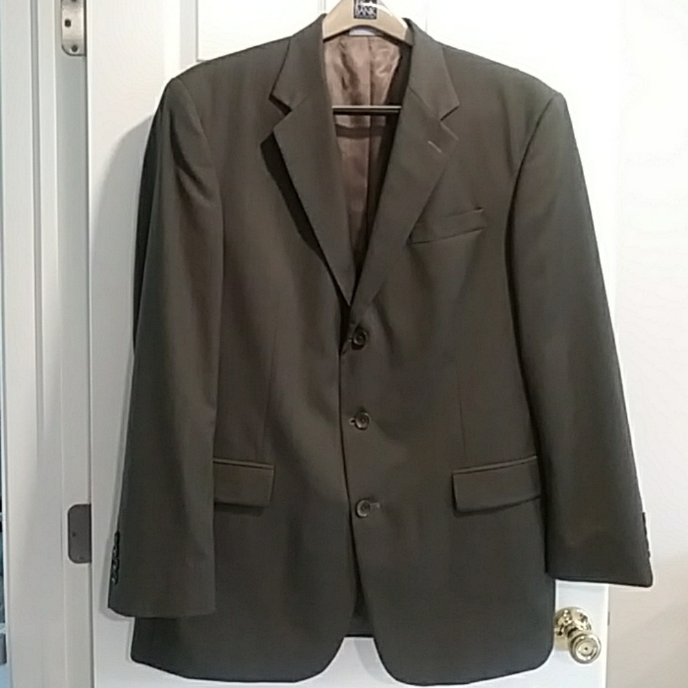 Geoffrey Beene 100% wool suit - 46L W38